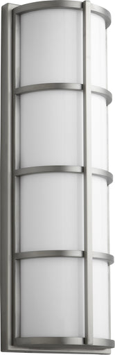LEDA LED Outdoor Lantern Satin Nickel
