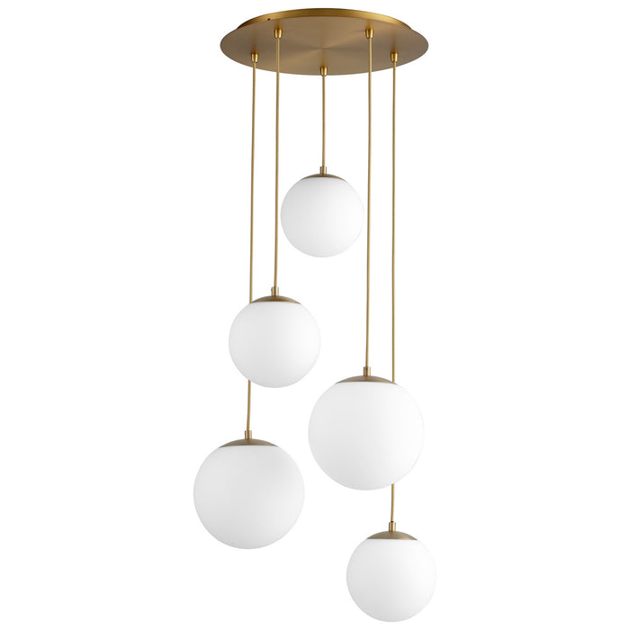 Quorum - 3-8-6540 - Canopy - Canopy Kit - Aged Brass