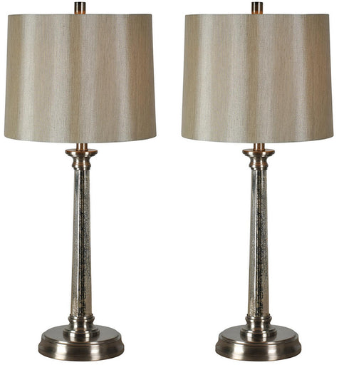 Brooks One Light Table Lamp Satin Nickel