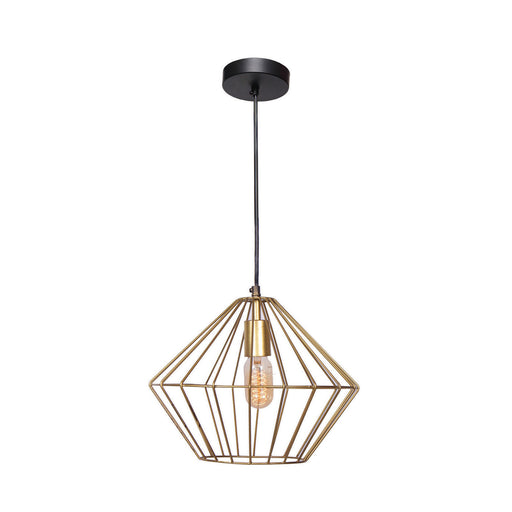 Empire One Light Ceiling Fixture Gold Powder Coating