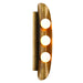 Corbett Lighting - 271-13-VB/BBR - Three Light Wall Sconce - Hopper - Vintage Brass Bronze Accents