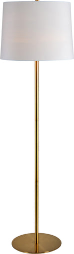 Radison One Light Floor Lamp Antique Brass