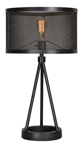 Livingstone One Light Table Lamp Black