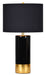 Renwil - LPT631 - One Light Table Lamp - The Tuxedo - Black And Gold