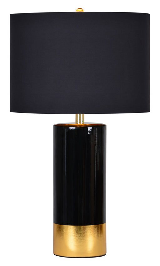 Renwil - LPT631 - One Light Table Lamp - The Tuxedo - Black And Gold
