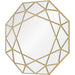Renwil - MT1649 - Mirror - Deloro - Brushed Gold Veneer