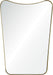 Renwil - MT1697 - Mirror - Tufa - Gold