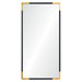 Renwil - MT1831 - Mirror - Osmond - Gold Leaf, Black