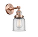 Innovations - 203SW-AC-G52-LED - LED Wall Sconce - Franklin Restoration - Antique Copper