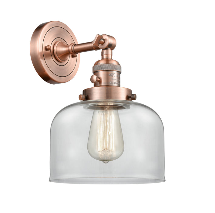 Innovations - 203SW-AC-G72-LED - LED Wall Sconce - Franklin Restoration - Antique Copper