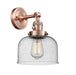 Innovations - 203SW-AC-G74-LED - LED Wall Sconce - Franklin Restoration - Antique Copper