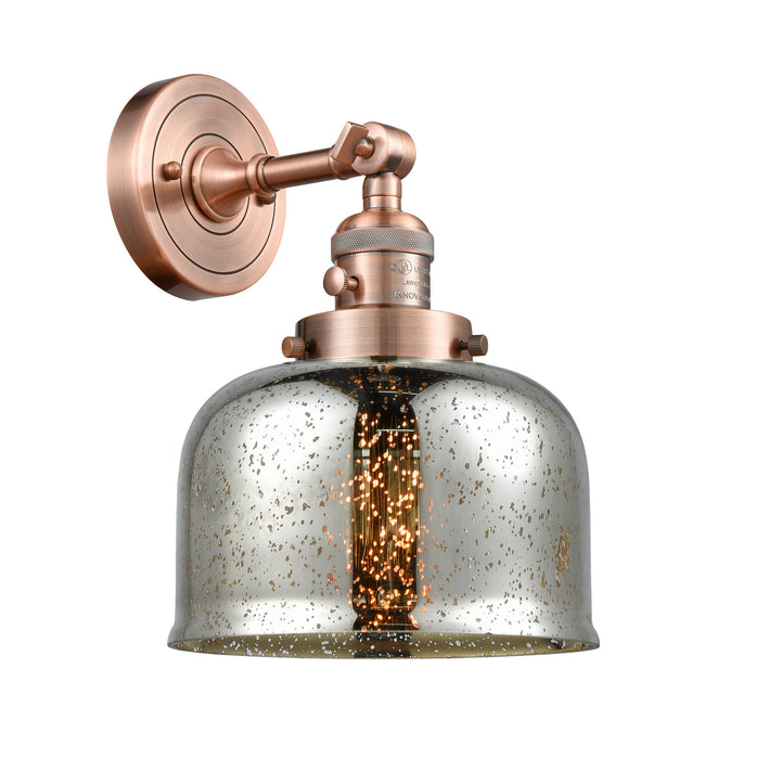 Innovations - 203SW-AC-G78-LED - LED Wall Sconce - Franklin Restoration - Antique Copper