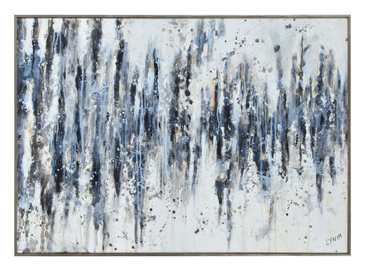 Kombu Painting Antque silver