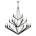 Livex Lighting - 51169-91 - 18 Light Foyer Chandelier - Beckett - Brushed Nickel & Black