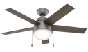 Anslee 46" Ceiling Fan-Fans-Hunter-Lighting Design Store