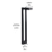 Kichler - 15844BKT - One Light Path Light - Textured Black