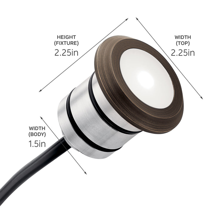 Kichler - 16140CBR30 - LED Inground - Landscape Led - Centennial Brass