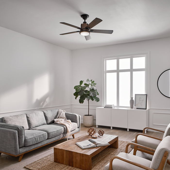 Kichler - 300052DBK - 52 Inch Ceiling Fan - Colerne - Distressed Black