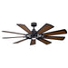 Kichler - 300265DBK - 65 Inch Ceiling Fan - Gentry - Distressed Black