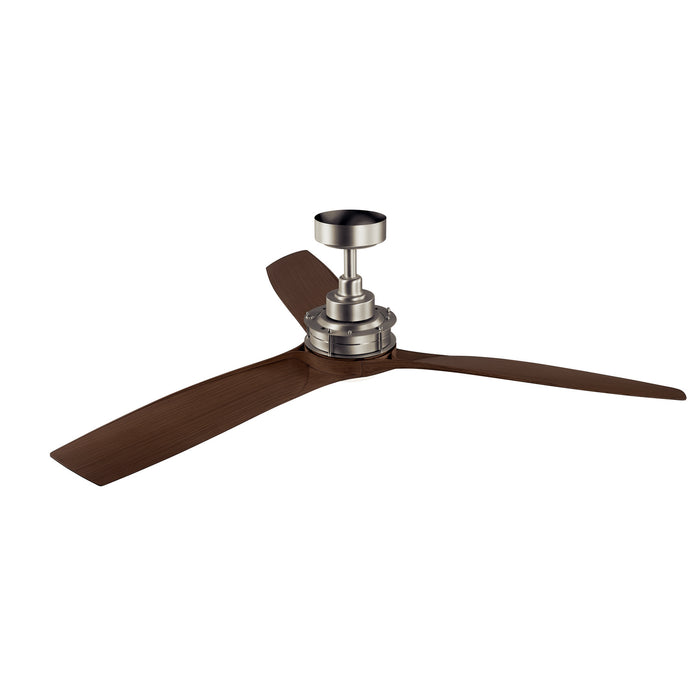 Kichler - 300356NI - 56 Inch Ceiling Fan - Ried - Brushed Nickel