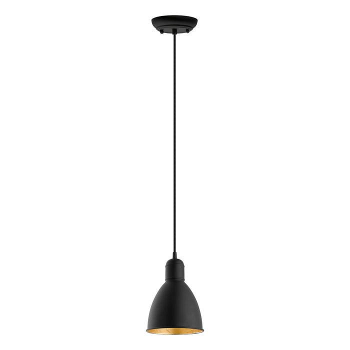 Eglo USA - 203443A - One Light Pendant - Priddy - Black/Gold