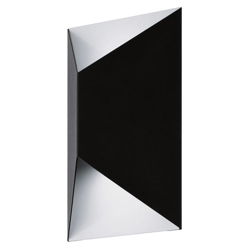 Predazzo LED Outdoor Wall Mount Matte Black & White