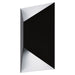 Eglo USA - 203454A - LED Outdoor Wall Mount - Predazzo - Matte Black & White