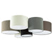 Eglo USA - 203559A - Six Light Ceiling Mount - Pastore - White,Black, Taupe, Grey, Cappucino