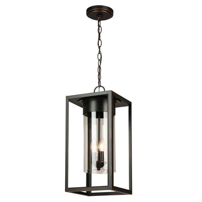 Eglo USA - 203668A - Three Light Outdoor Pendant - Walker Hill - Oil Rubbed Bronze