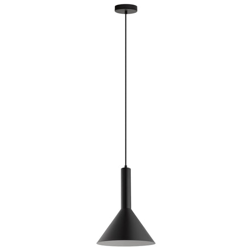Canalello One Light Pendant Matte Black