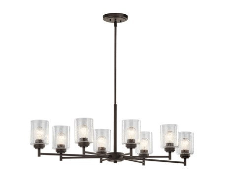 Winslow Eight Light Chandelier Olde Bronze