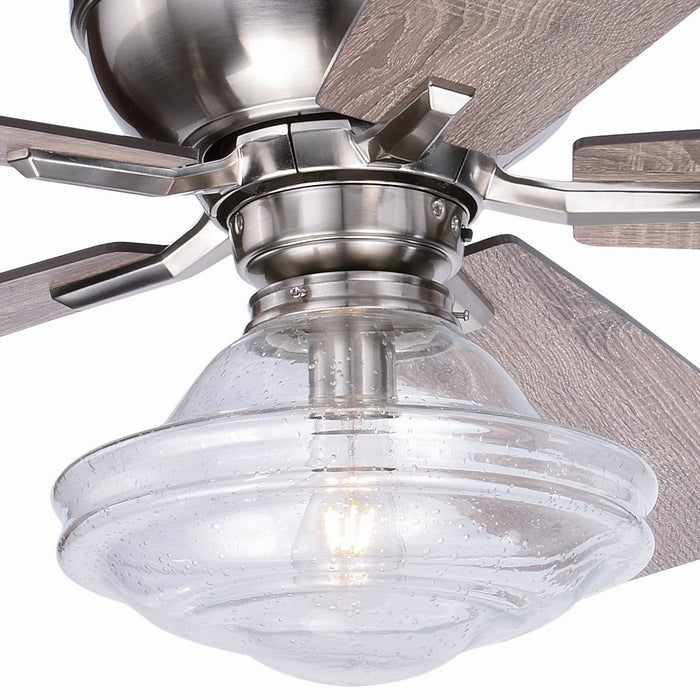 Vaxcel - F0067 - 52"Ceiling Fan - Huntley - Satin Nickel