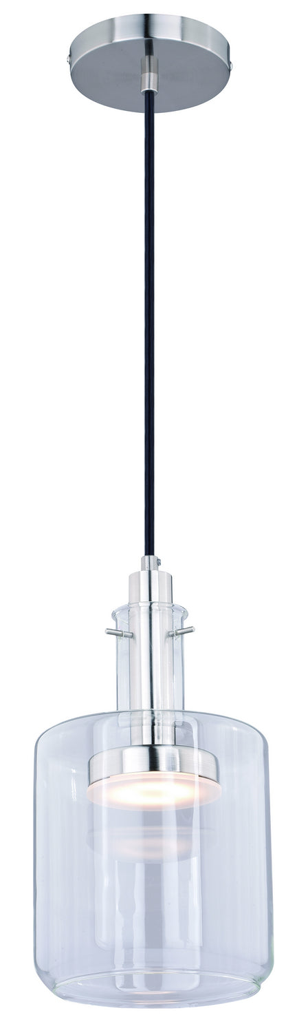 Vaxcel - P0283 - LED Mini Pendant - Bunsen - Satin Nickel