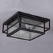 Vaxcel - T0470 - Two Light Outdoor Flush Mount - Hyde Park - Espresso Bronze