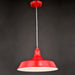 Vaxcel - T0489 - One Light Outdoor Pendant - Dorado - Red and White