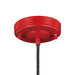 Vaxcel - T0489 - One Light Outdoor Pendant - Dorado - Red and White