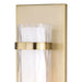 Vaxcel - W0310 - One Light Vanity - Vilo - Golden Brass