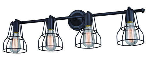 Vaxcel - W0314 - Four Light Vanity - Clybourn - Oil Rubbed Bronze
