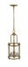 Z-Lite - 205-3HB - Three Light Chandelier - Wyndham - Heirloom Brass