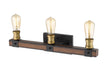 Z-Lite - 472-3V-RM - Three Light Vanity - Kirkland - Rustic Mahogany