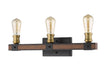 Z-Lite - 472-3V-RM - Three Light Vanity - Kirkland - Rustic Mahogany
