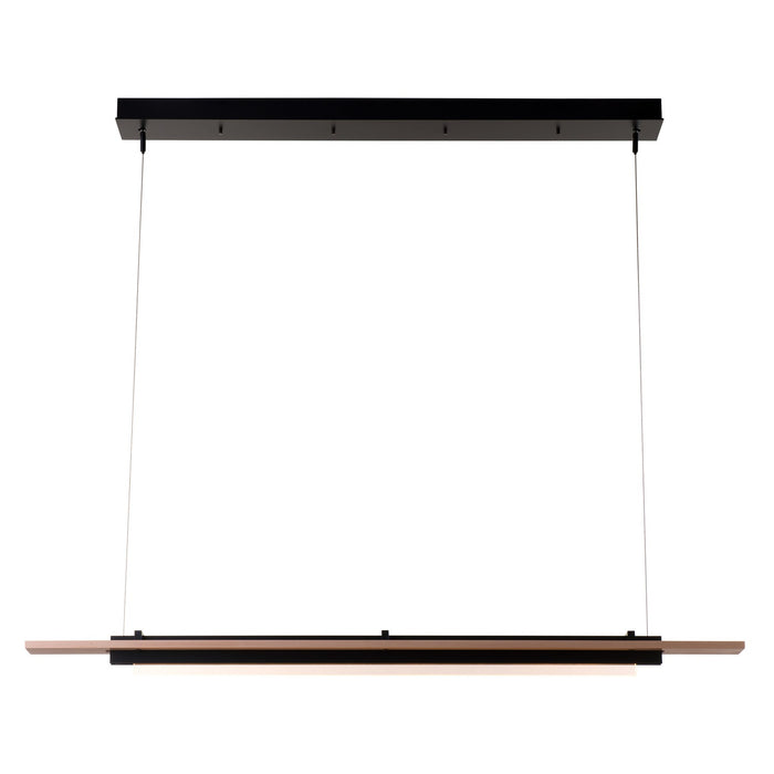 Hubbardton Forge - 139920-LED-STND-10-WD - LED Pendant - Plank - Black