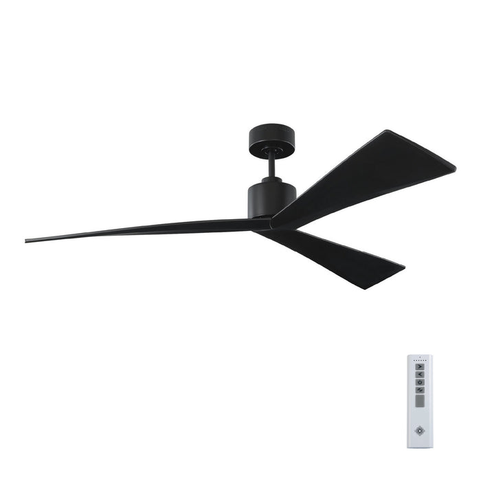 Visual Comfort Fan - 3ADR60BKBK - 60 Inch Ceiling Fan - Adler - Matte Black