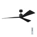 Visual Comfort Fan - 3ADR60BKBK - 60 Inch Ceiling Fan - Adler - Matte Black