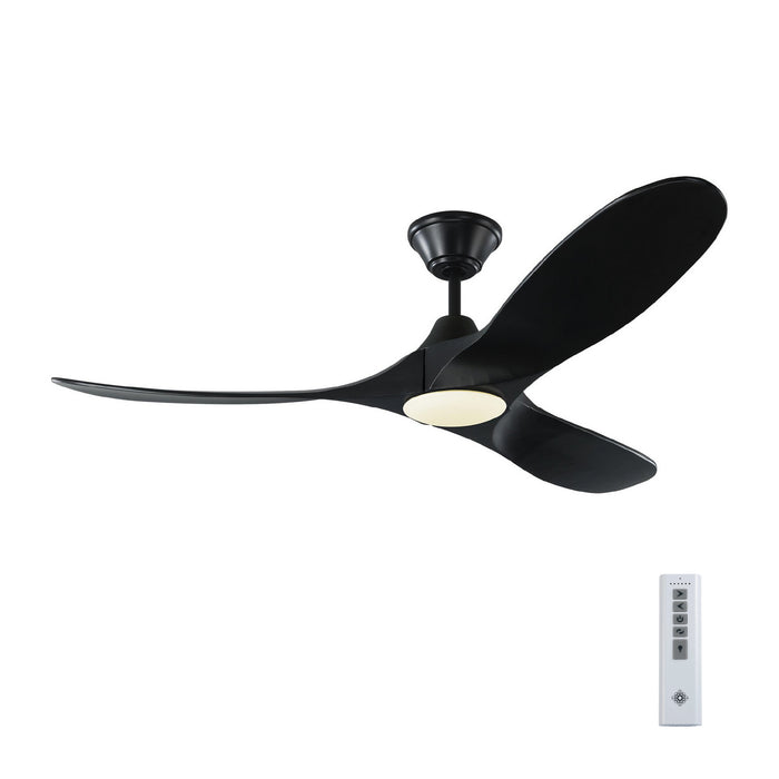 Visual Comfort Fan - 3MAVR52BKBKD - 52 Inch Ceiling Fan - Maverick - Matte Black