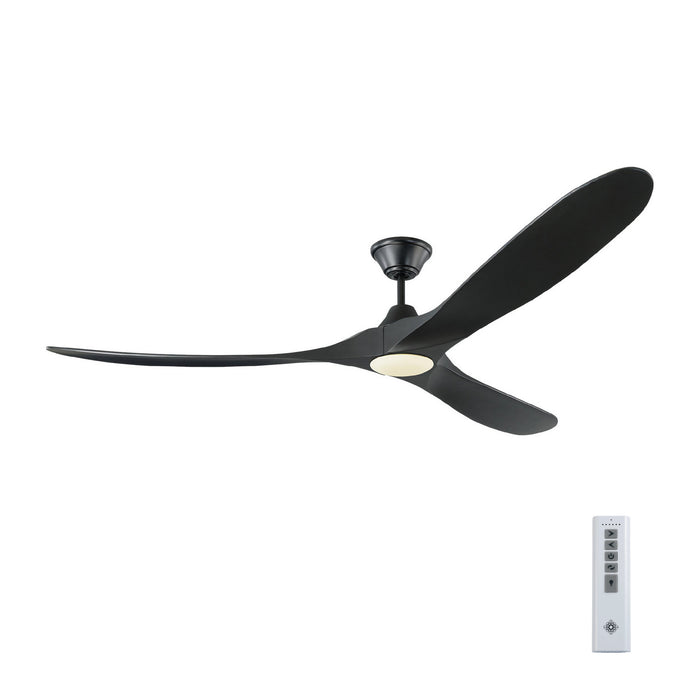Visual Comfort Fan - 3MAVR70BKBKD - 70 Inch Ceiling Fan - Maverick - Matte Black