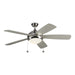 Generation Lighting - 5DIC52PND-V1 - 52" Ceiling Fan - Discus - Polished Nickel