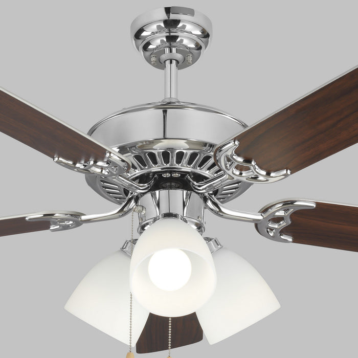 Visual Comfort Fan - 5HV52CHF - 52``Ceiling Fan - Haven 52 LED 3 - Chrome