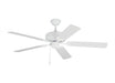 Visual Comfort Fan - 5HV52RZW - 52``Ceiling Fan - Haven 52 - Matte White