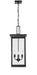 Millennium - 42605-PBK - Four Light Outdoor Hanging Lantern - Barkeley - Powder Coated Black